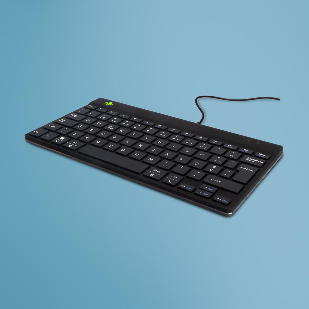 R-Go Tools RGOCOPTWDBL tastiera Universale USB QWERTY Portoghese Nero