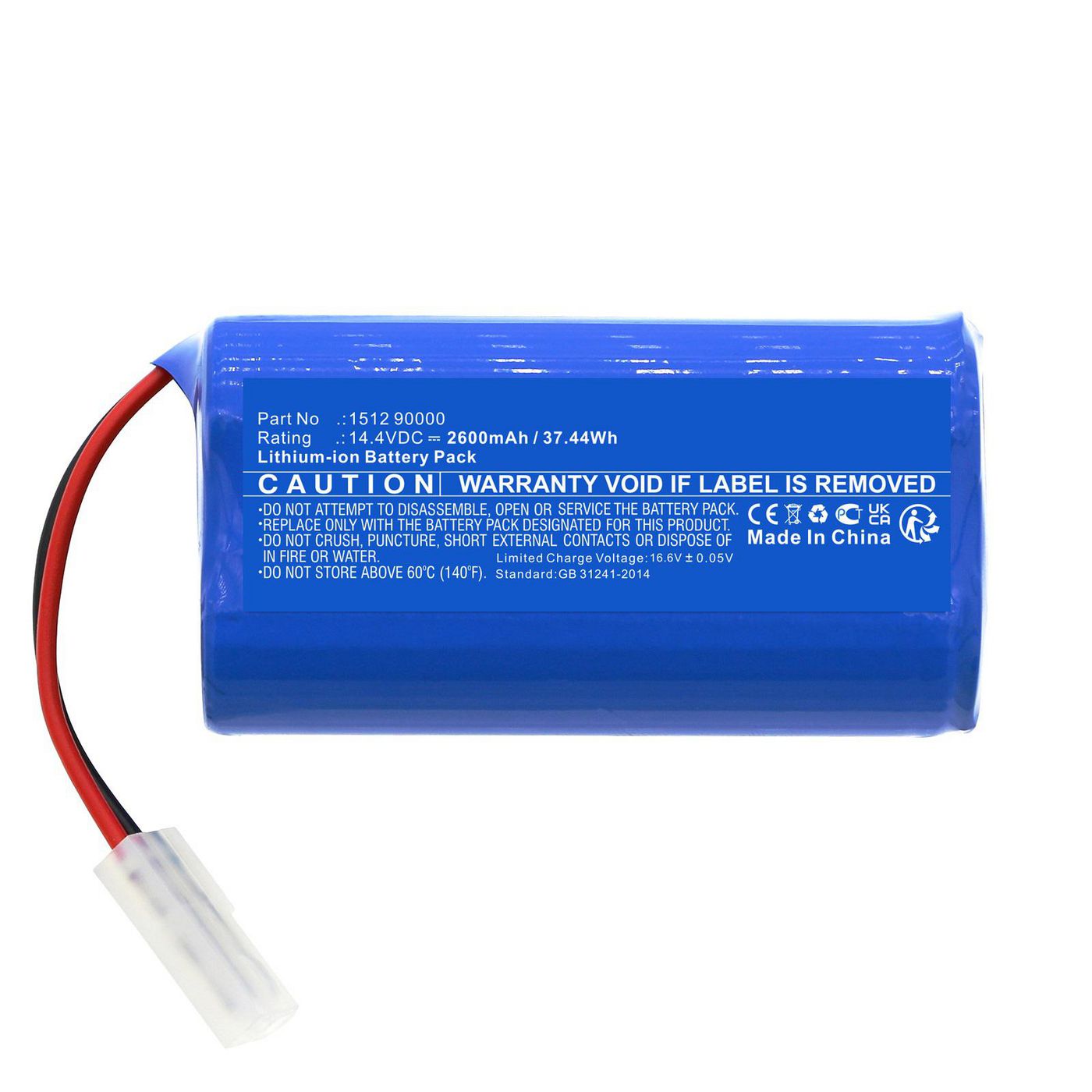 Battery 14.4V 2600mAh 37.44Wh