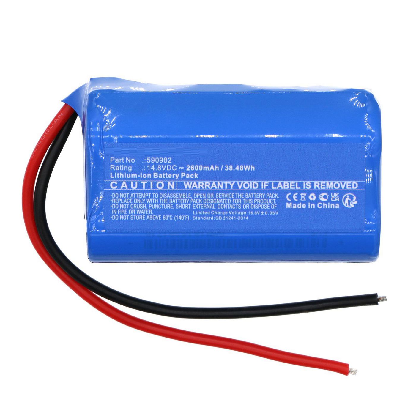 Battery 14.8V 2600mAh 38.48Wh