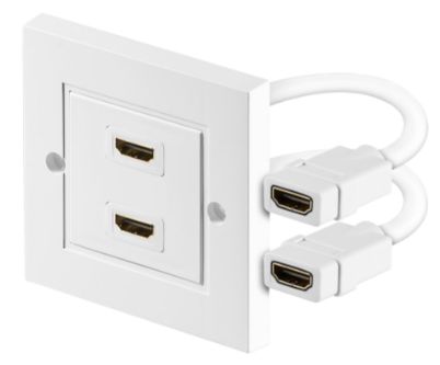 ROSETA EMPOTRABLE 2 x HDMI HEM