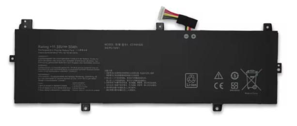Laptop Battery for Asus TYPE - B 50Wh Li-Pol 11.55V 4330mAh, - Black, - Warranty: 12M