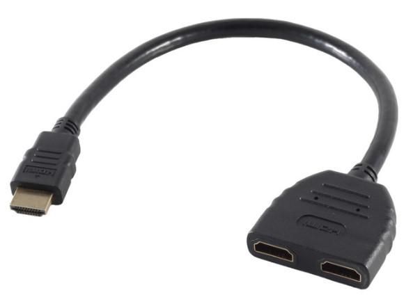 HDMI 19M - 2X HDMI 19F