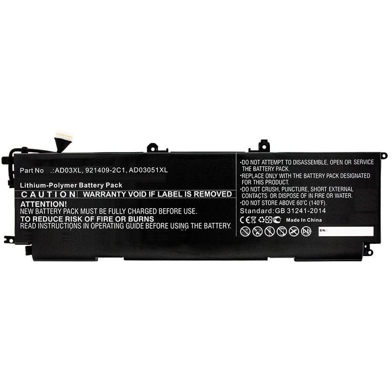 Laptop Battery for HP 45.51Wh