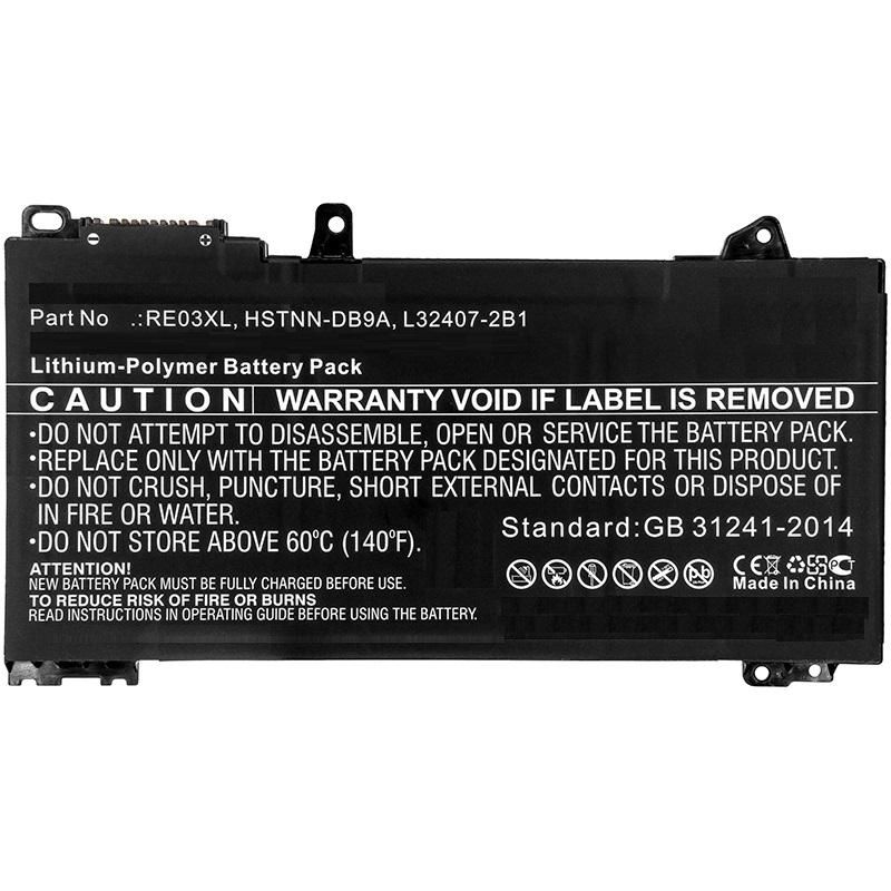 Laptop Battery for HP 41.07Wh