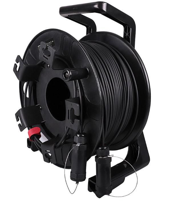 LINDY 100m armored Fibre Optic Hybrid HD - 38533