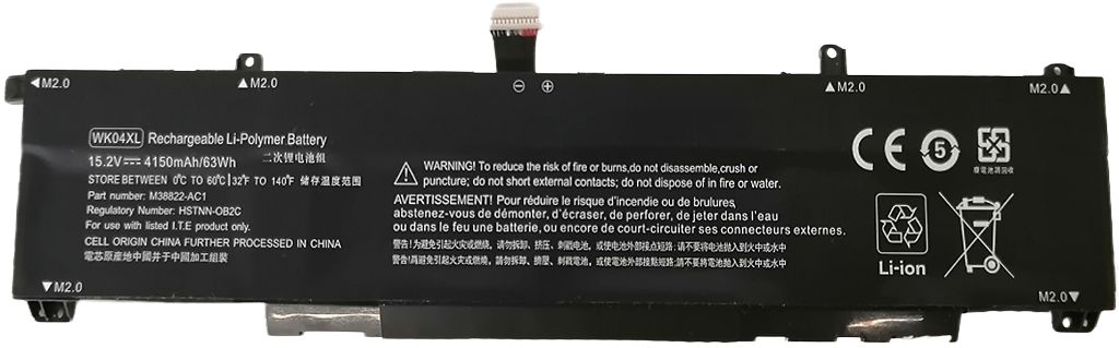 Laptop Battery for HP 63.08Wh