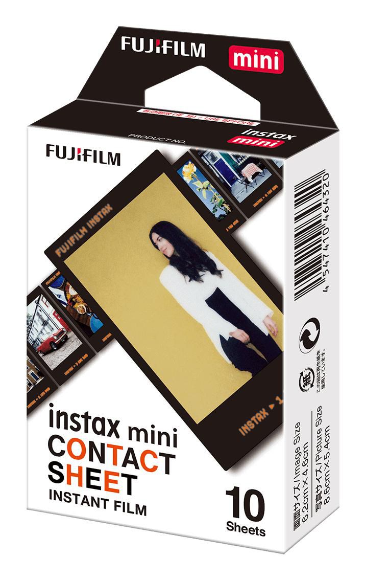 Fujifilm Instax Mini Contact Sheet Farvefilm til umiddelbar billedfremstilling instant film ISO 800