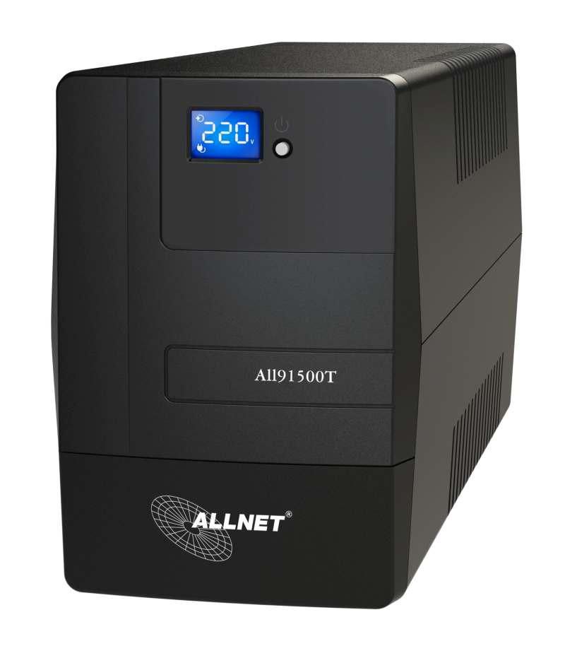 ALLNET UPS 1500VA linea interattiva, USB, display LCD