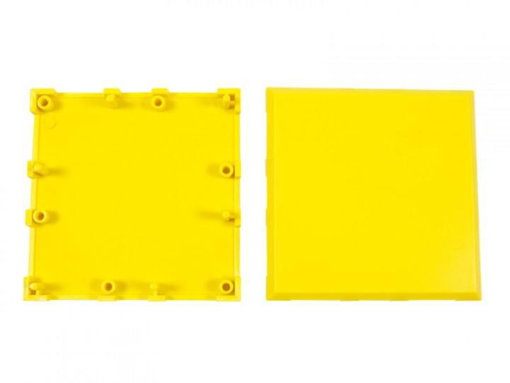 ALLNET Brick?R?knowledge guscio di plastica 2x2 giallo sopra e sotto 10 pezzi