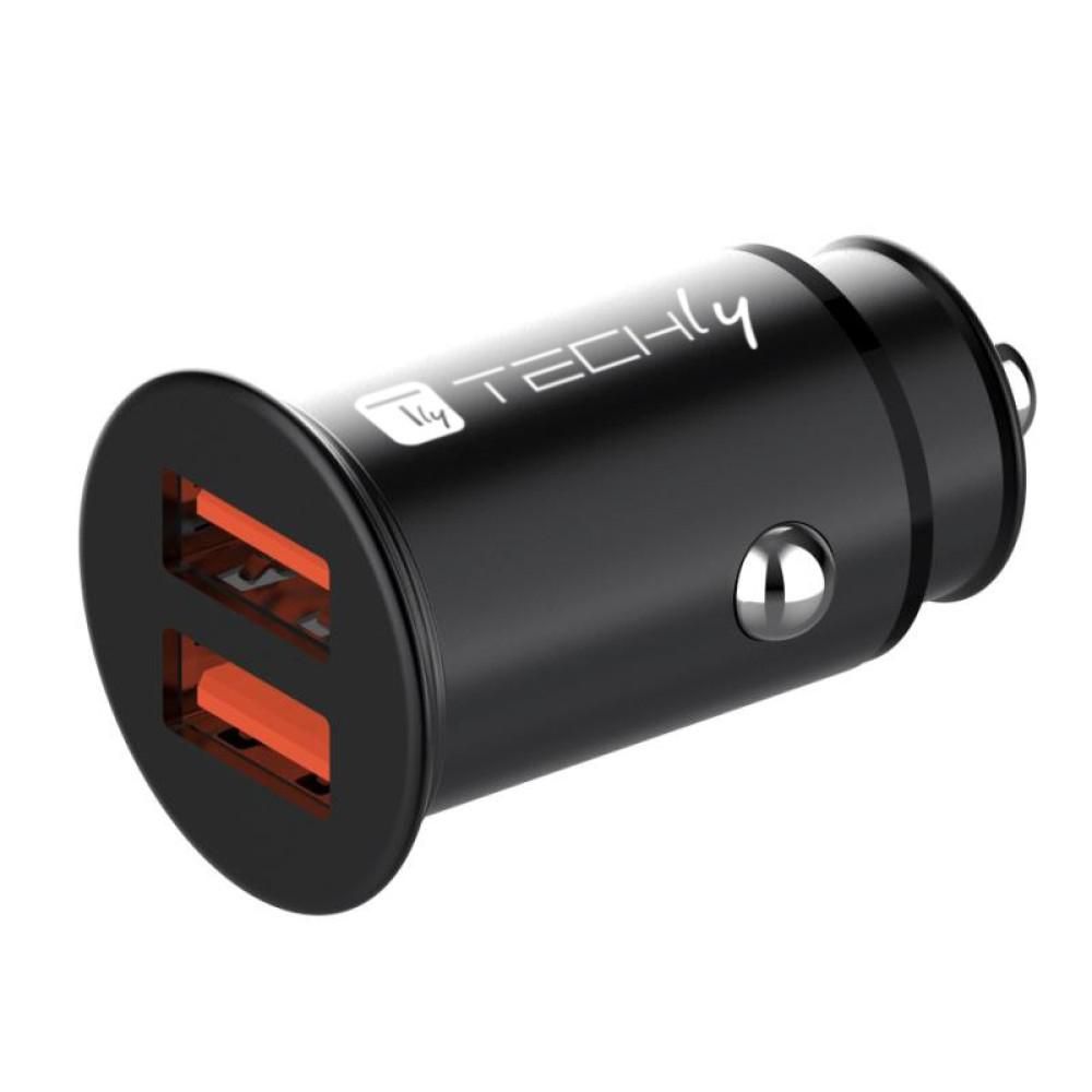 Mini Car Charger 2 Ports 