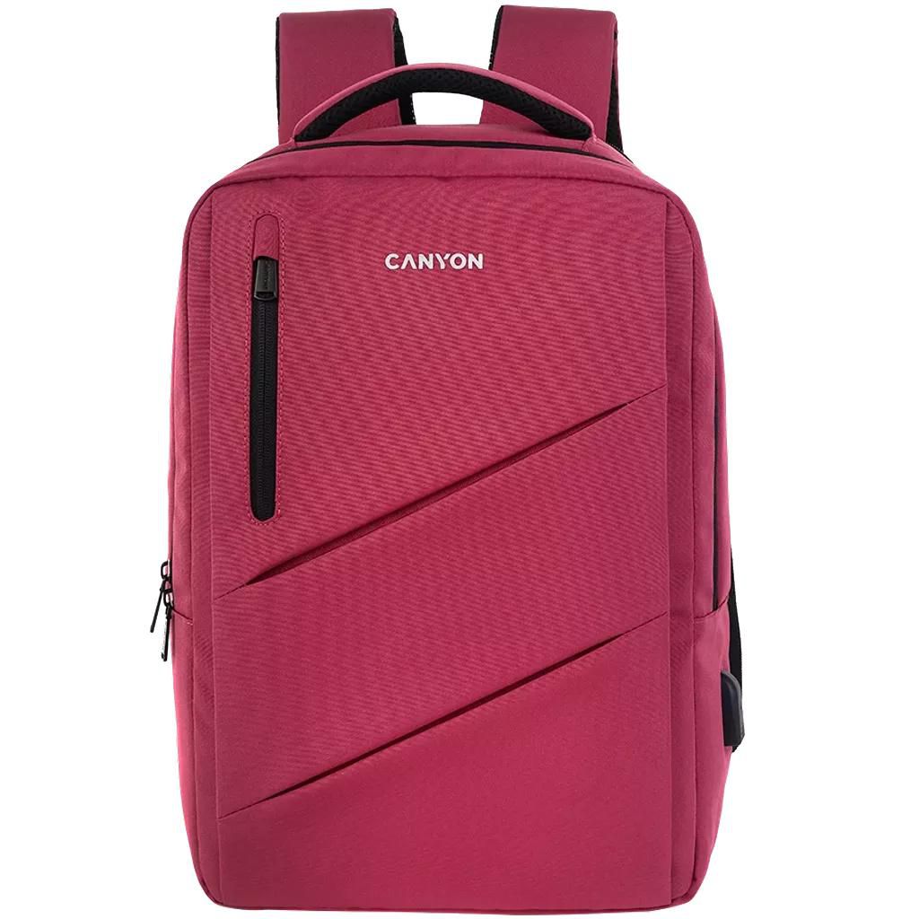 Canyon Laptop Case 39.6 Cm (15.6") Backpack Red