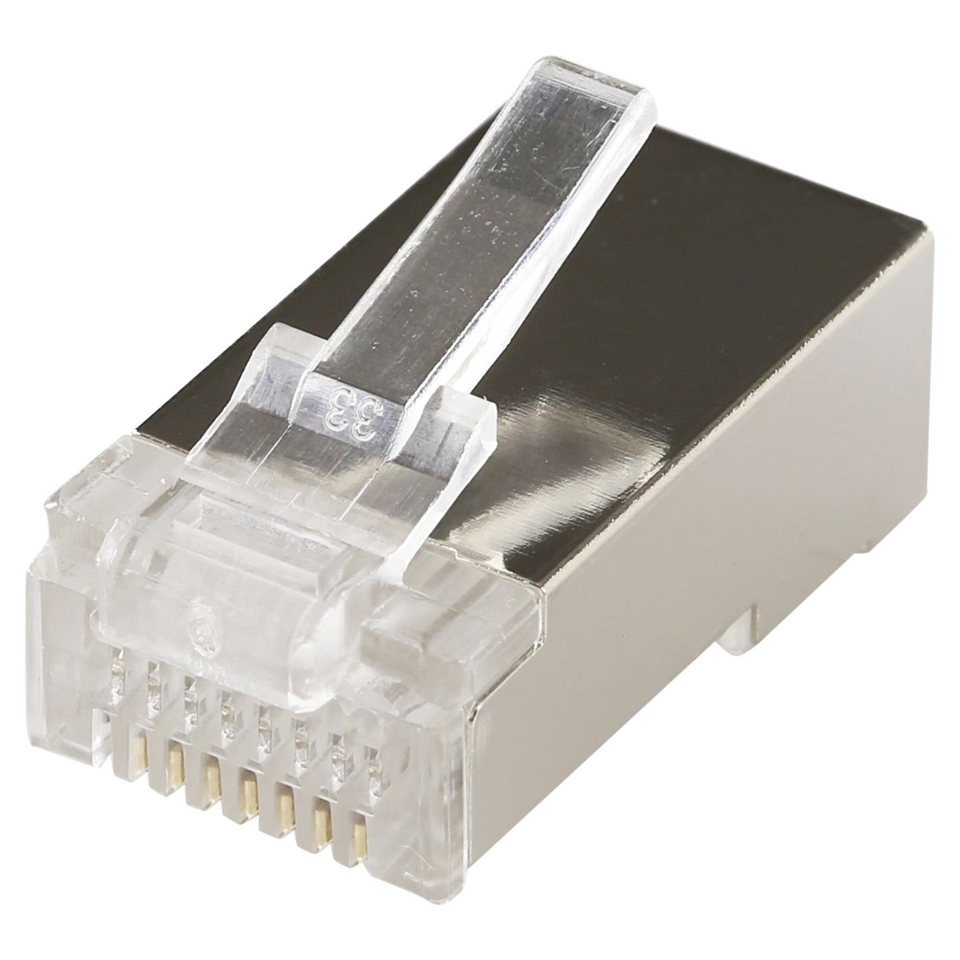 Modular RJ45 Cat6 FTP Easy - Connector 100pcs - Warranty 300M