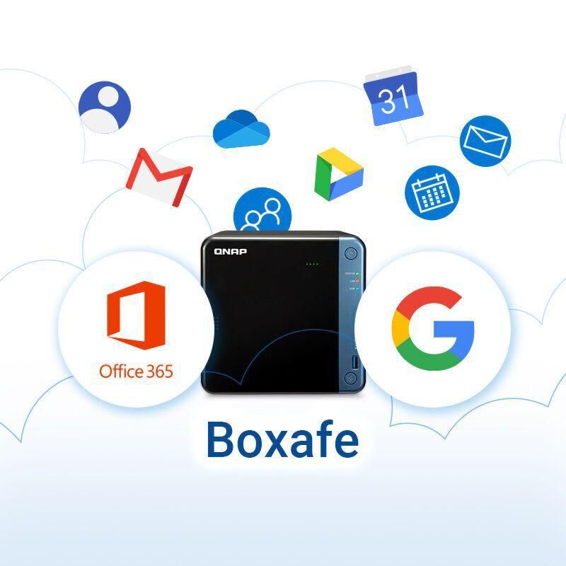 QNAP -LS-BOXAFE-M365-100USER-1Y Coffre for pour Microsoft 365100 - LS-BOXAFE-M365-100USER-1Y