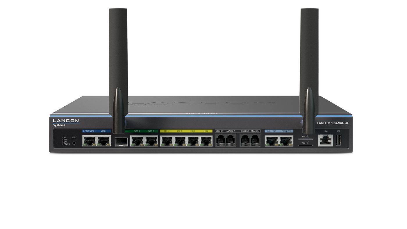 LANCOM Router DSL 4G GbE VoIP 2xVDSL,2xWAN,4xLAN,2xISDN