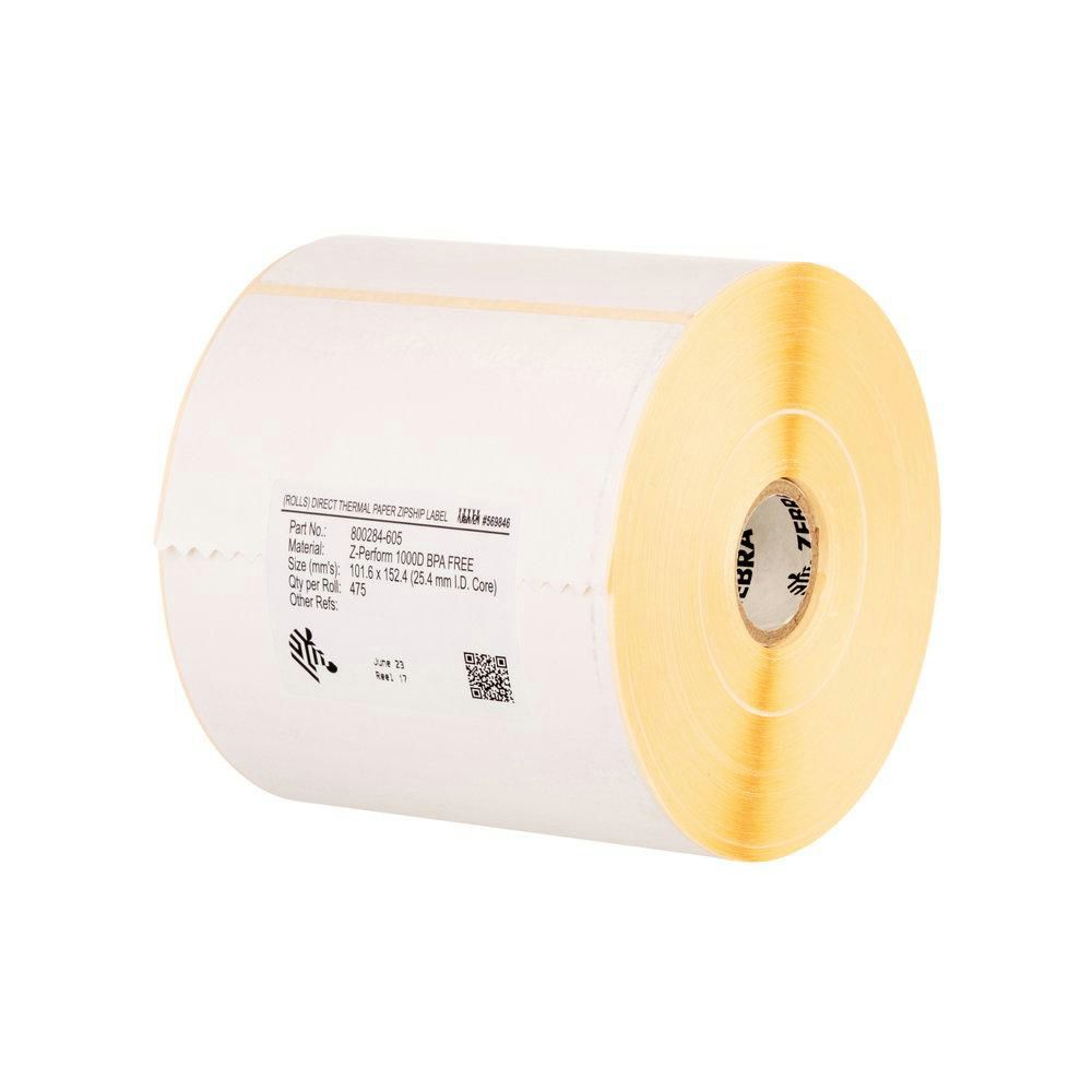 Label, Paper, 95x51mm, TT - Transfer, Z-PERFORM 1000T, - CUSTOM LABEL, NON RETURNABLE, MOQ 4