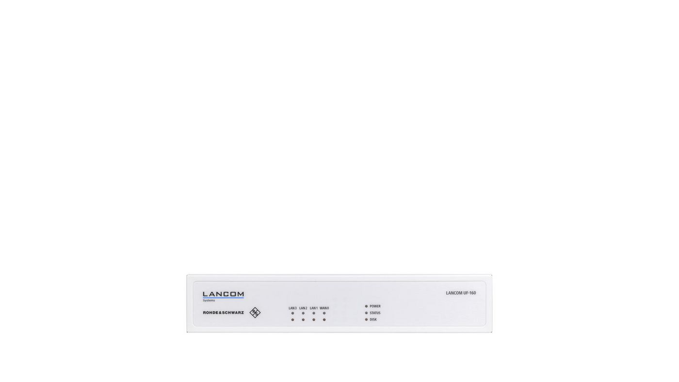 Firewall hardware Lancom Systems UF-160 firewall (hardware) Desktop 3,55 Gbit/s [55012]