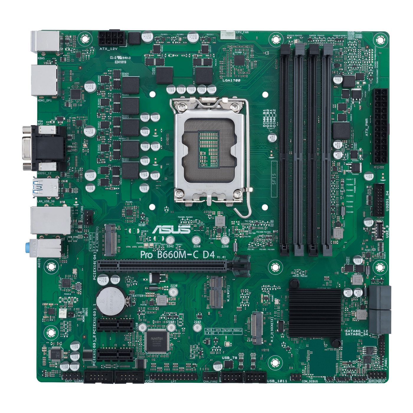 ASUS Pro B660M-C D4-CSM LGA1700 mATX