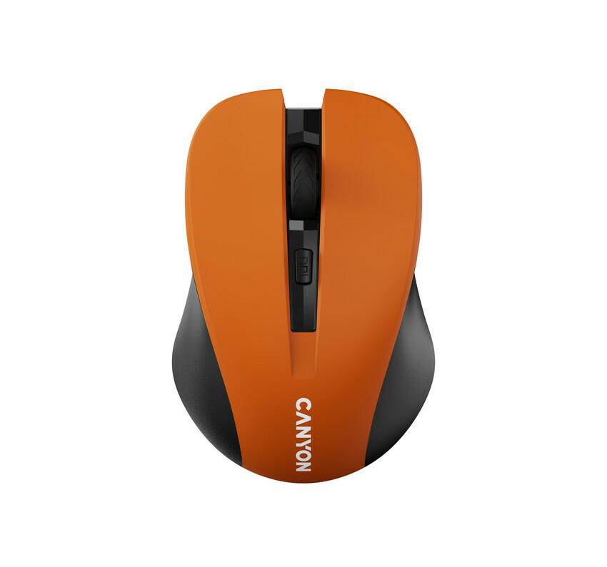 Canyon CNE-CMSW1O mouse Ambidestro RF Wireless Ottico 1200 DPI (Canyon Wireless Optical Mouse Orange)