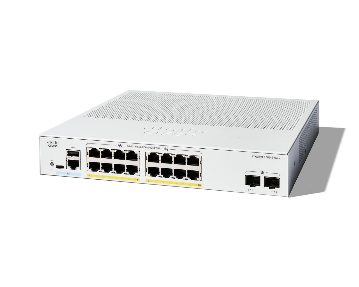 Catalyst 1300 16-port GE - PoE - 2x1G SFP