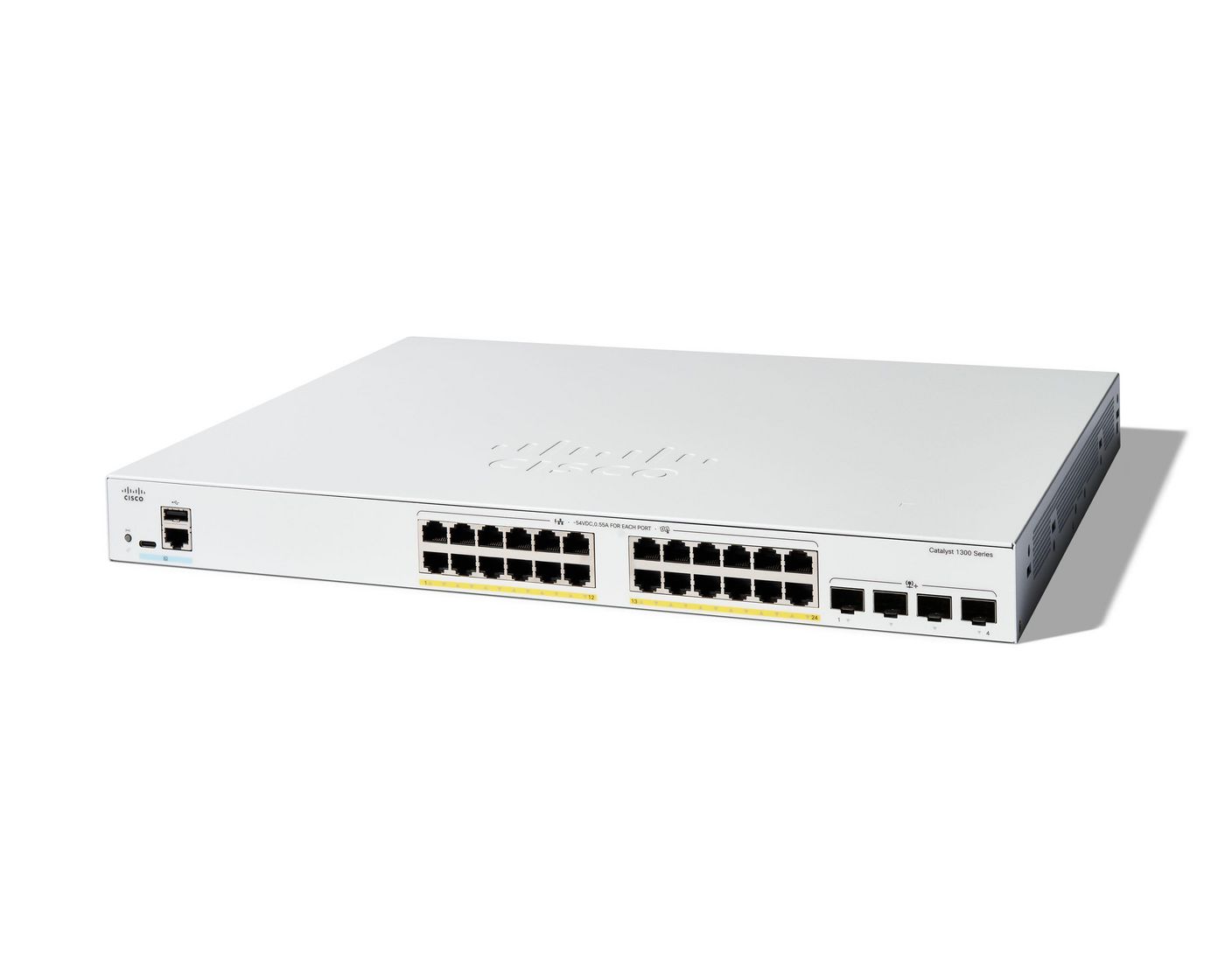 Catalyst 1300 24-port GE - Full PoE - 4x10G SFP+