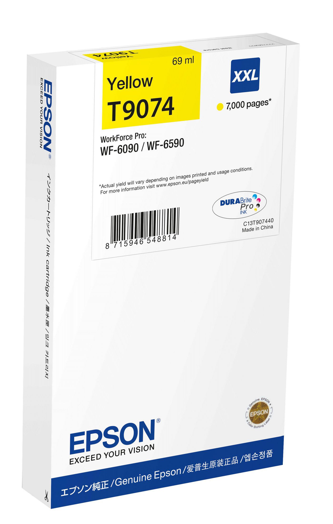 Wf-6Xxx Ink Cartridge Yellow