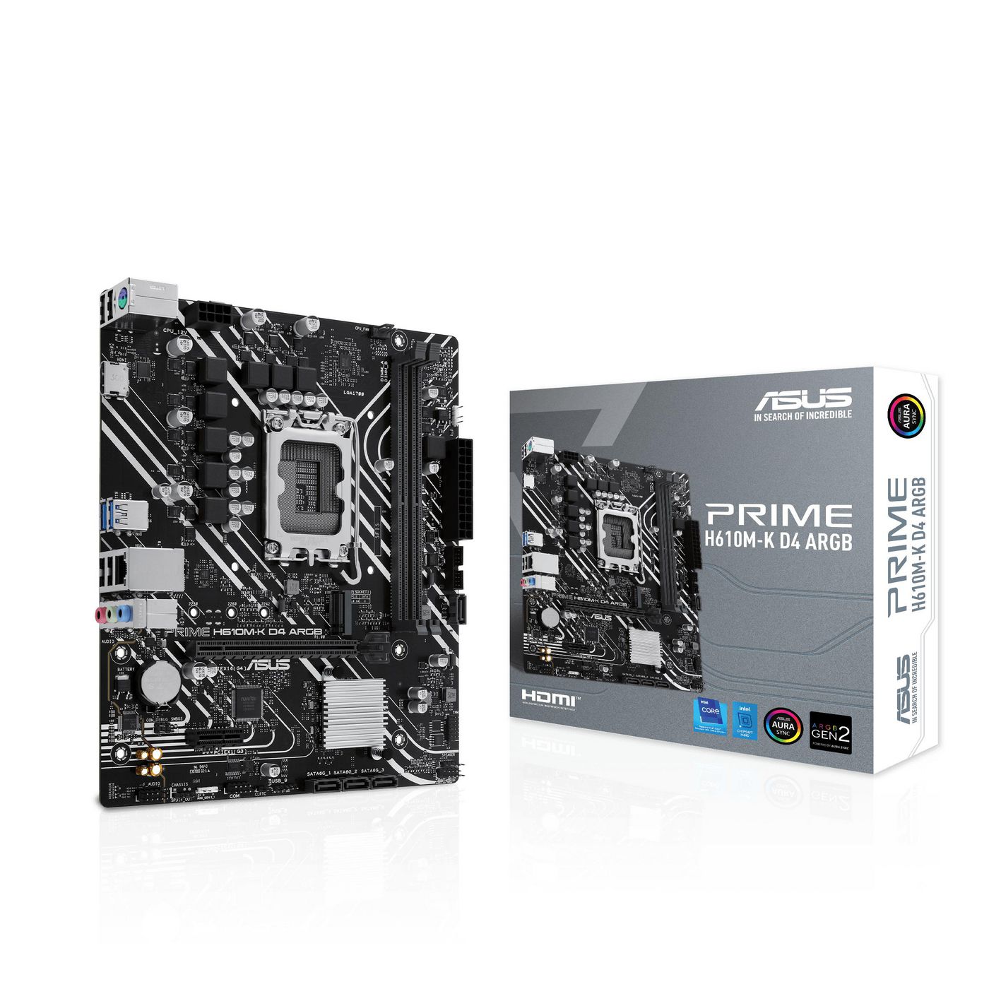 Intel Prime H610M-K D4 Argb