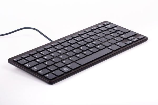 ORIGINAL RASPBERRY PI KEYBOARD - W/ 3 USB PORTS BLACK - Versione Tedesca
