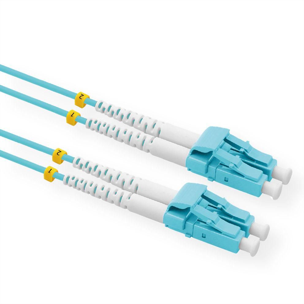 Valore - Cavo patch - LC Multi -Mode (M) a LC Multi -Mode (M) - 10 m - Fibra di vetro - 50/125 Micrometro - OM3 - alogeno -free