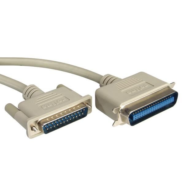 Parallel Printer Cable, DB25 - 11.01.1090