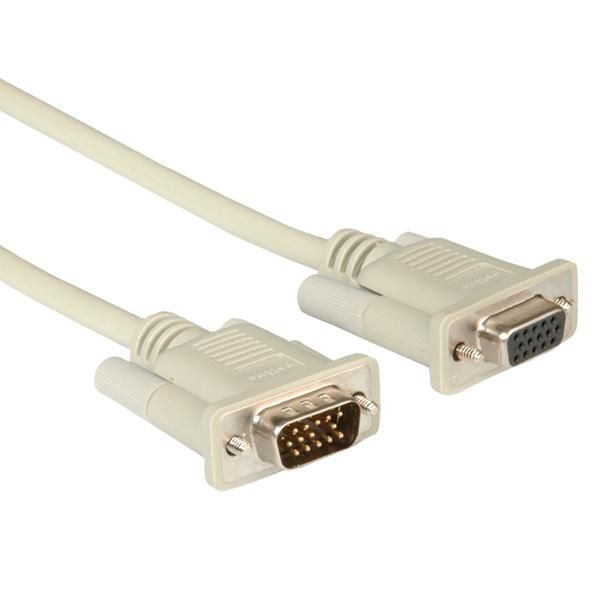 VGA Cable, HD15, F/M, 10m - 11.01.6590