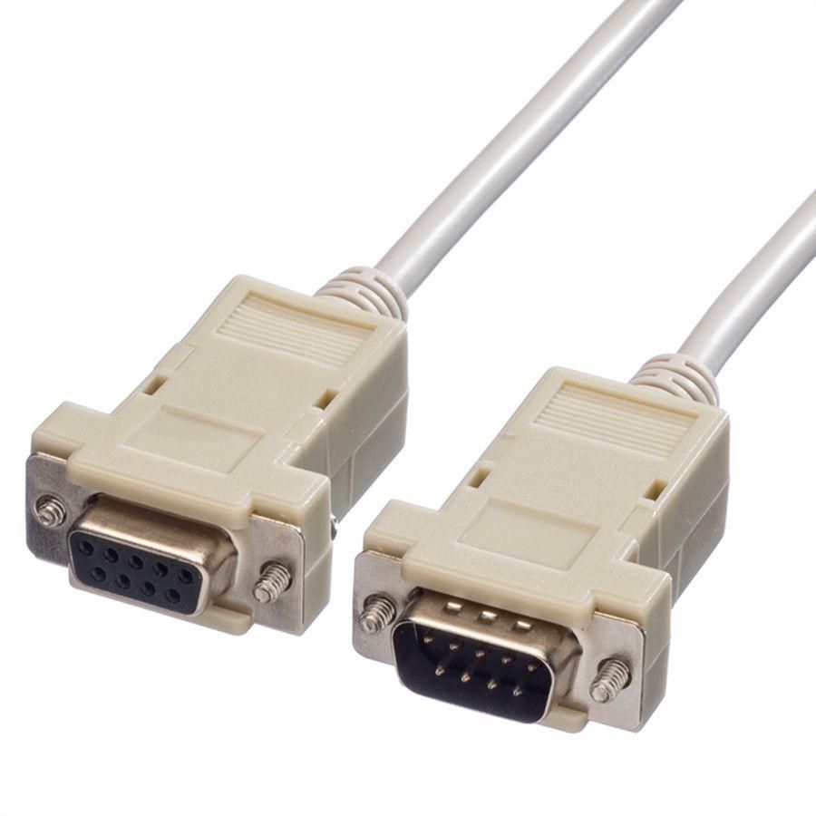 RS232 Cable, DB9 M/F, 1.8m - 11.99.6218