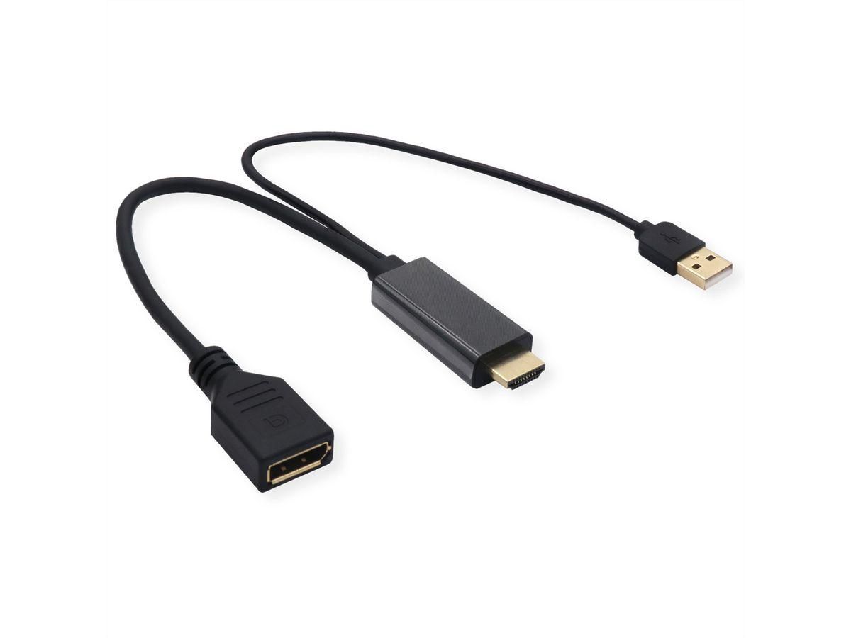 HDMI to DP F with USB Cable - 12.99.3146
