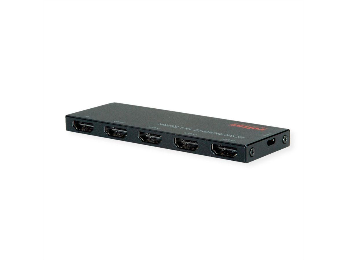 HDMI Splitter, 4 Ports, 1 x - 14.01.3557