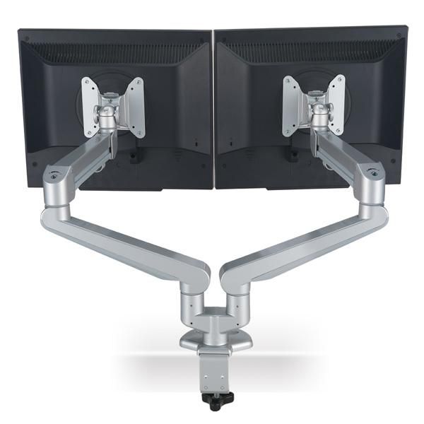 Roline 17.03.1148 W128947903 Dual Monitor Stand Pneumatic, 
