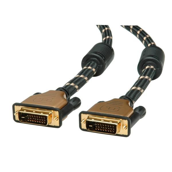 GOLD DVI Cable, DVI (24 + 1), - 11.04.5518