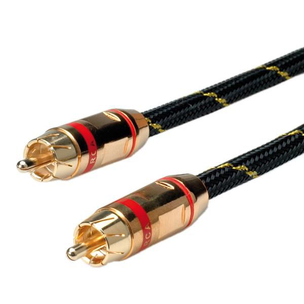 GOLD Cinch Cable, RCA, - 11.09.4251