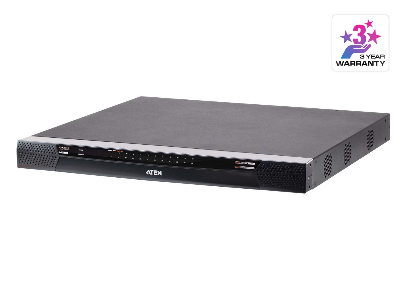 24-Port 5-Bus CAT5e/6 KVM