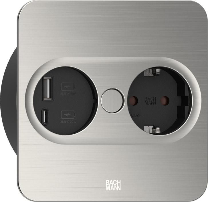 TWIST 2 1xCEE7/3 1xUSB A/C 22W