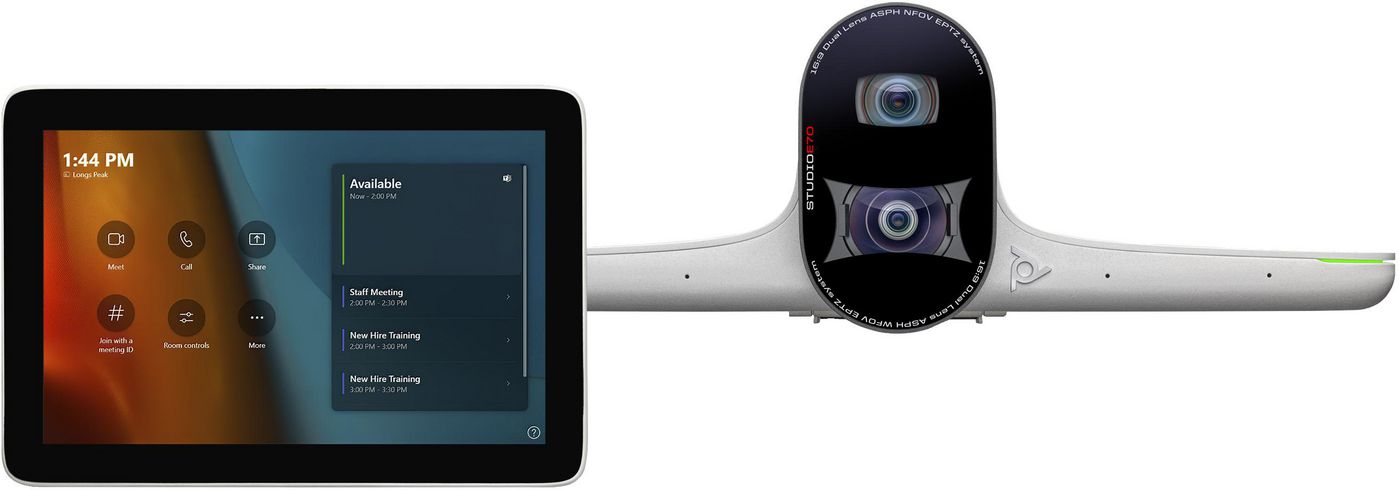 POLY Studio Large Room Kit for MS Teams: Studio E70 Smart Camera with GC8 (ABB)