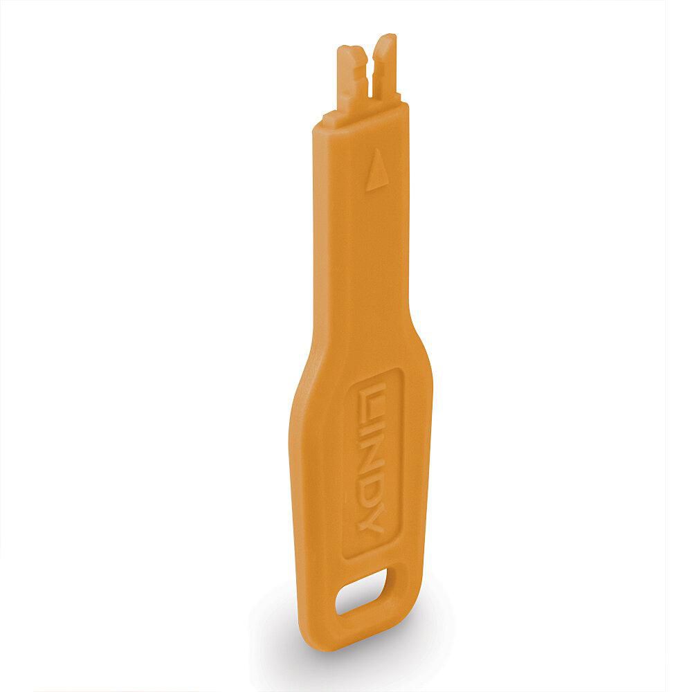 RJ45 Port Blocker key, Orange
