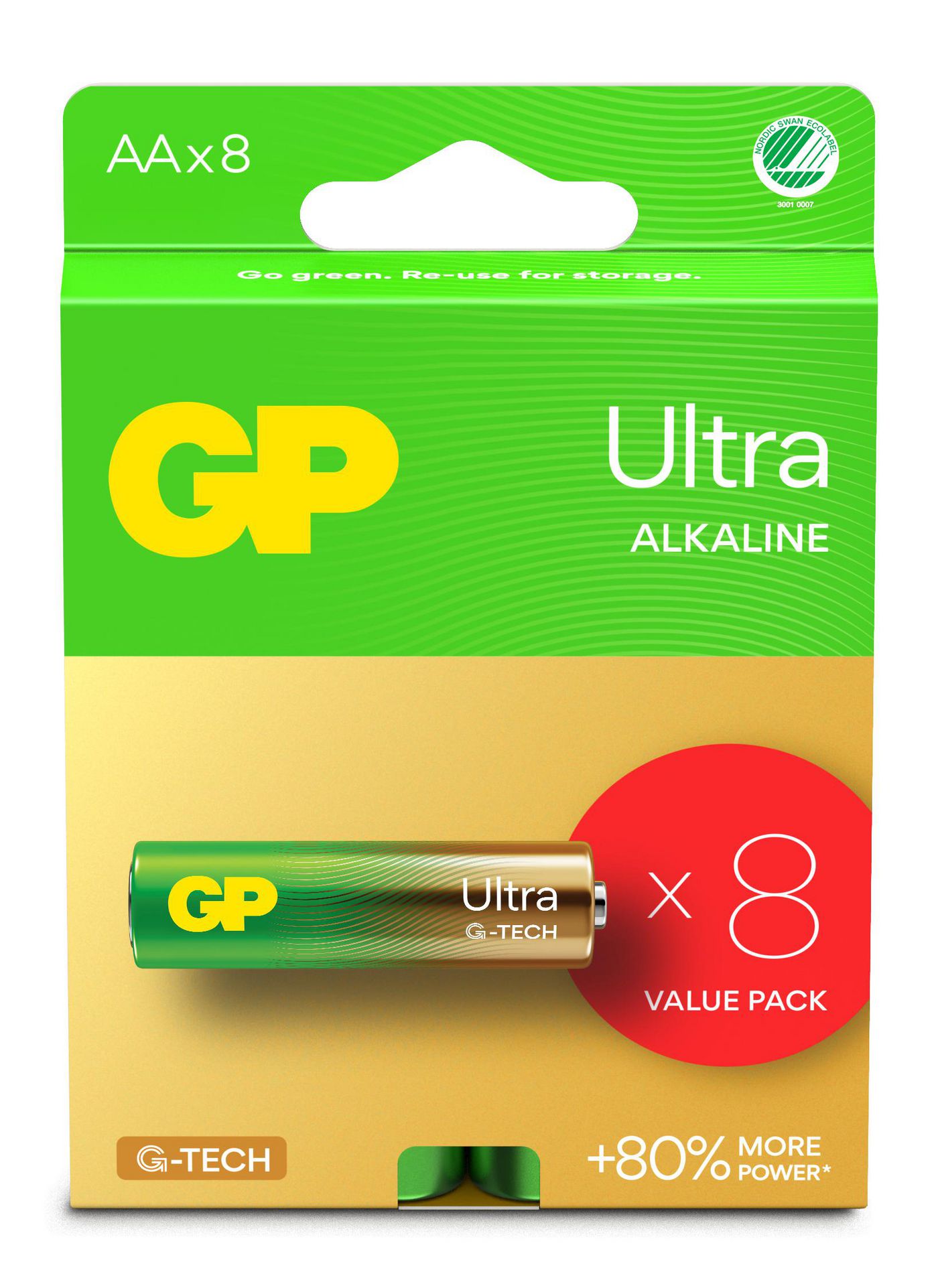 Ultra Alkaline AA battery, - 151443