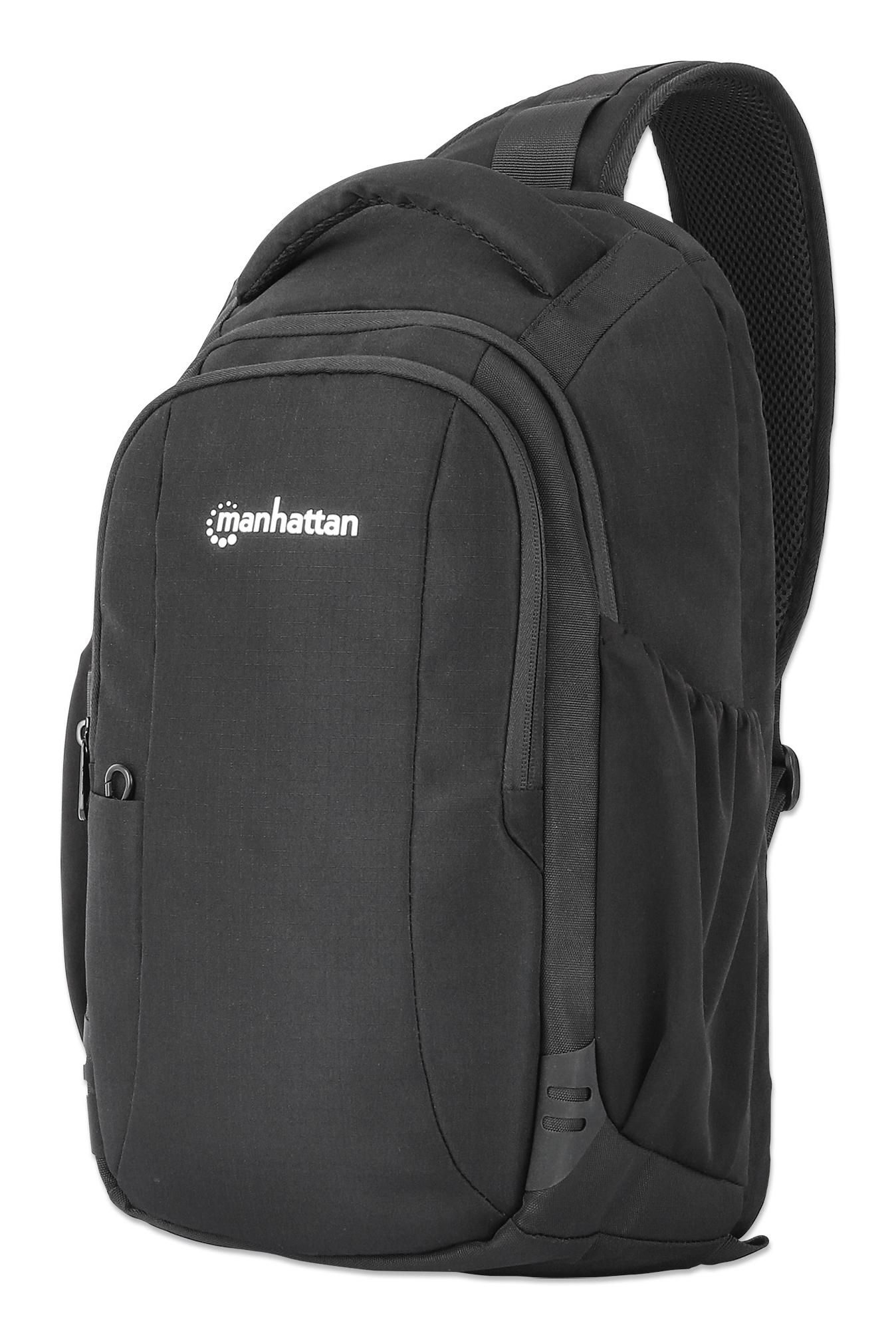 Manhattan Amsterdam Sling Backpack 13.33"", Anti Theft, Black,