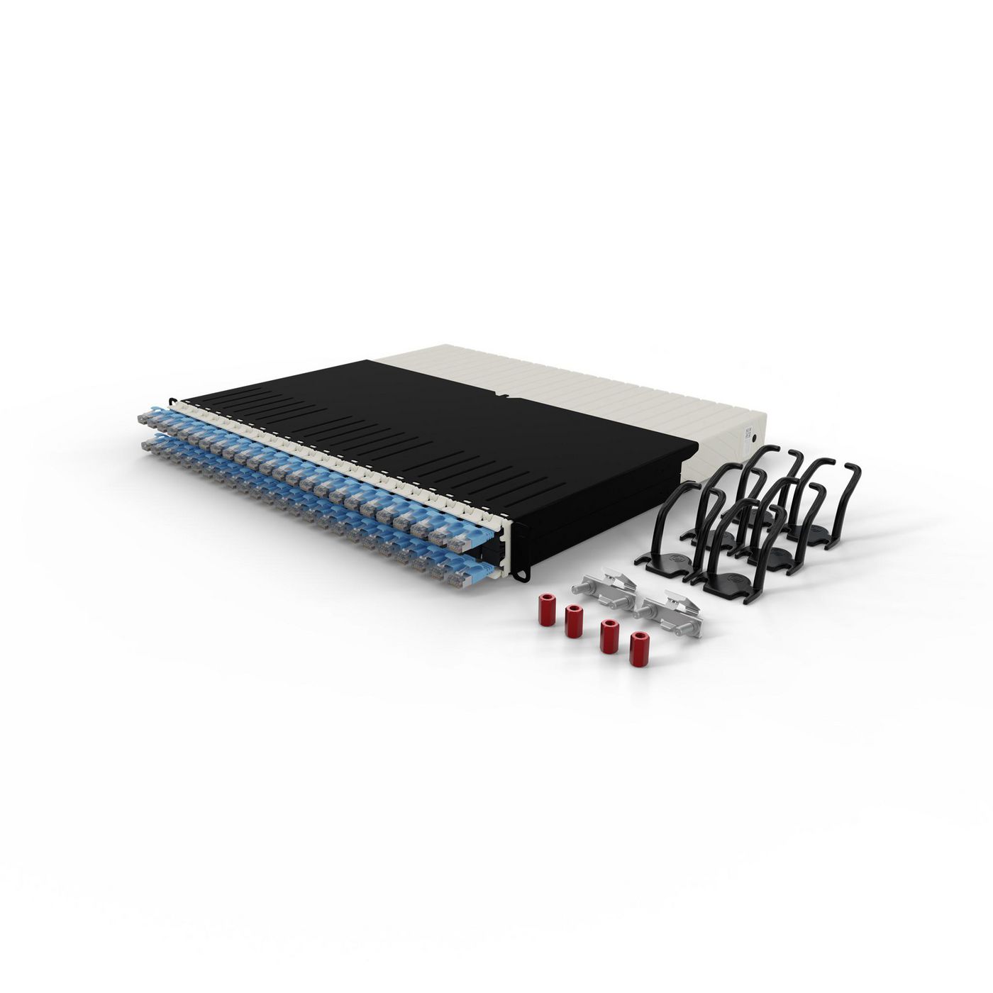 PATCHBOX PONEX8STPBL cavo di rete Blu 08 m Cat6a U/FTP STP (PATCHBOX.ONE 8RU CAT.6A STP BLUE 08MINCL. 6 PATCHCATCH)