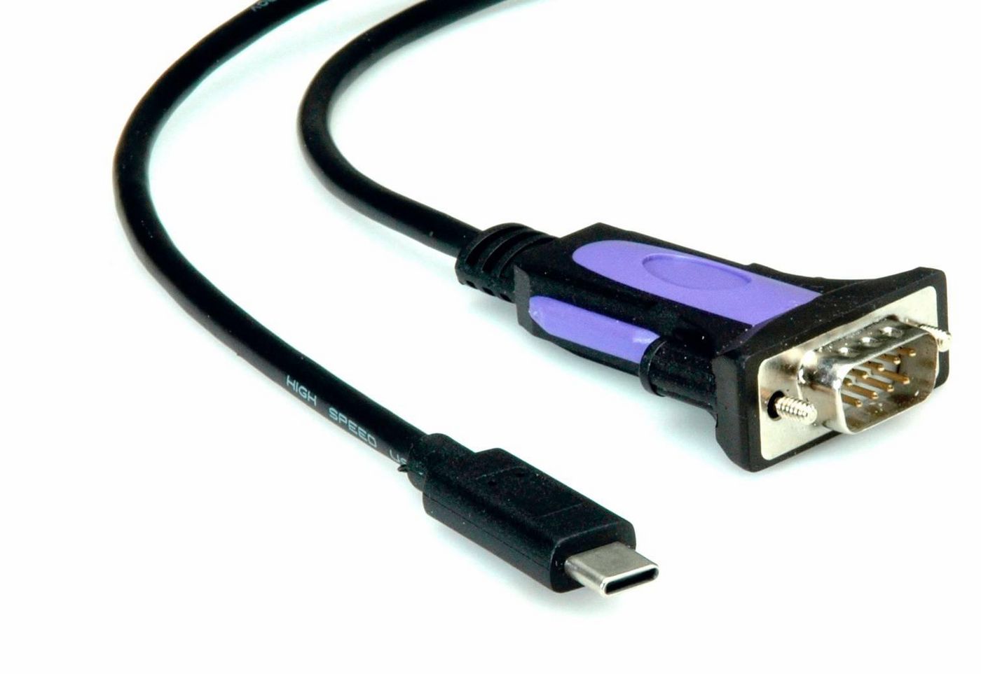 RS232 Cable USB-C - DB9, M/M, - 12.02.1170