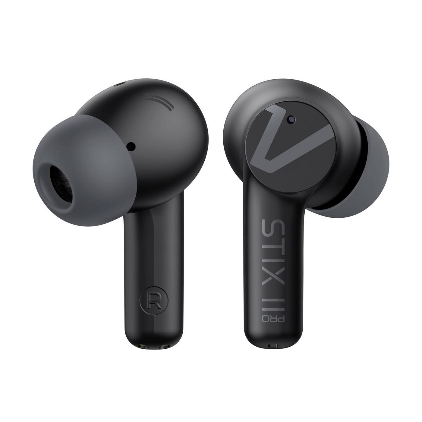 Veho VEP-771-STIX2-PRO-B cuffia e auricolare Cuffie Wireless In-ear Chiamate/Musica/Sport/Tutti i giorni Carbonio Bianco