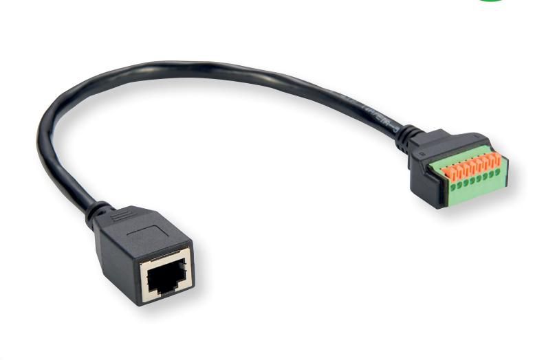 RJ45 F - 8 POSITION Push - 12.02.1172