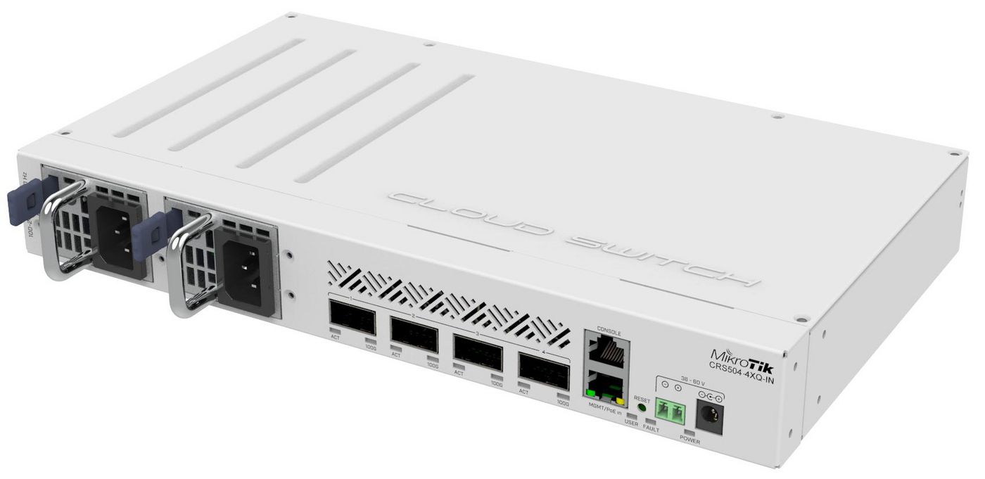 Switch Mikrotik CRS504-4XQ-IN