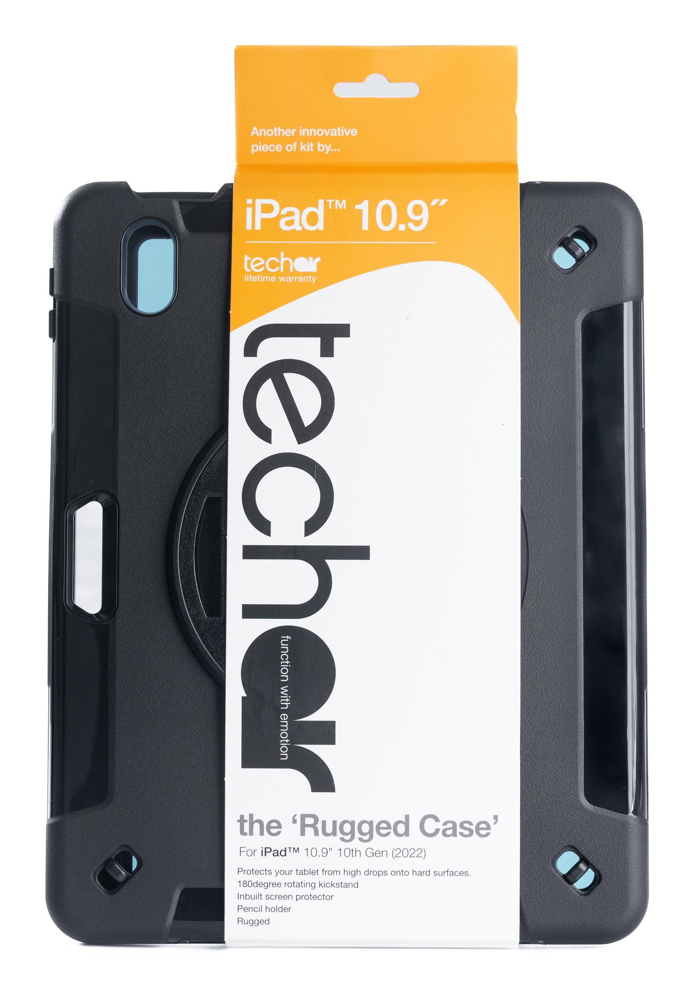 Techair Classic pro 27,7 cm [10.9] Cover Nero (Techair iPad 10.9 INCH 10th Gen Rugged Case)