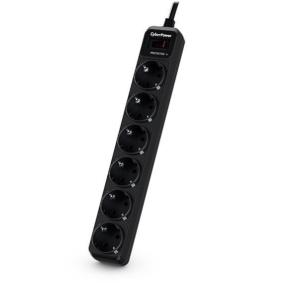 CyberPower B0620SC0-DE W128559910 Surge Protector Black 6 Ac 