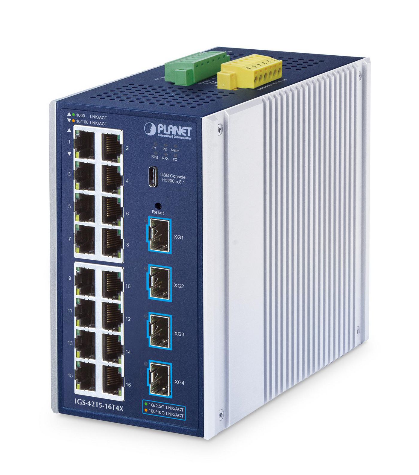 IP30 Industrial L2/L4 16-Port
